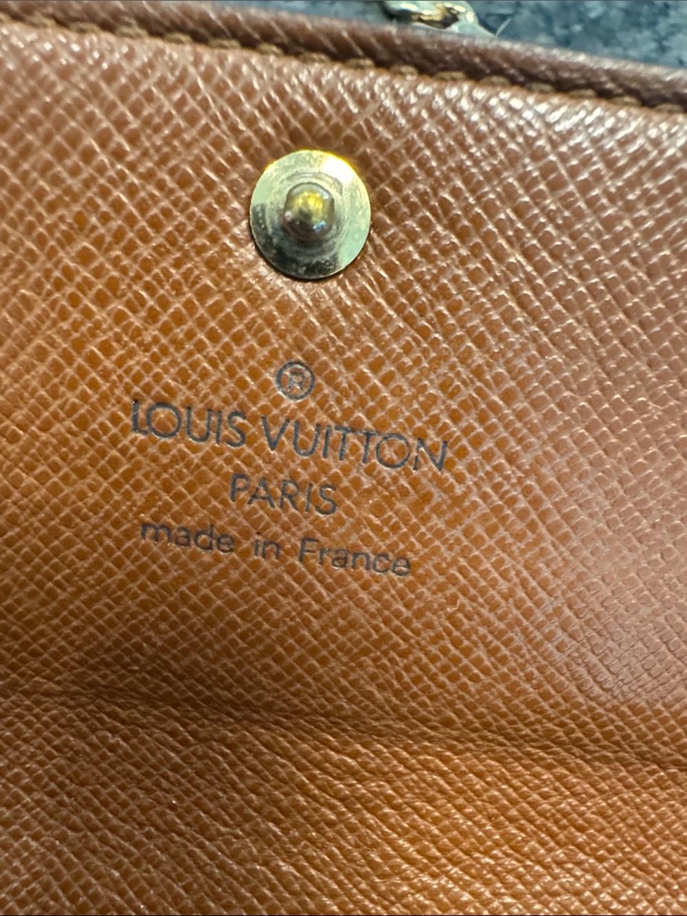 Louis Vuitton Brown Monogram Chain Wallet Crossbody Bag with Gold Chain - Picture 3 of 4